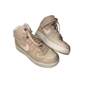 Women's Nike Air Force 1 High Sculpt Shoes Size 7 Sanddrift & Pink